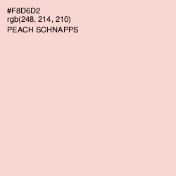 #F8D6D2 - Peach Schnapps Color Image